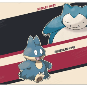 Pokemon Snorlax & Munchlax Playmat