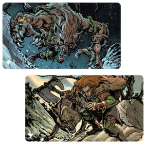 Magic: The Gathering Innistrad Remastered Huntmaster of the Fells / Ravager of the Fells Double Sided Playmat