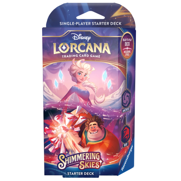 Disney Lorcana TCG: Shimmering Skies Starter Elsa & Ralph (Amethyst/Ruby)