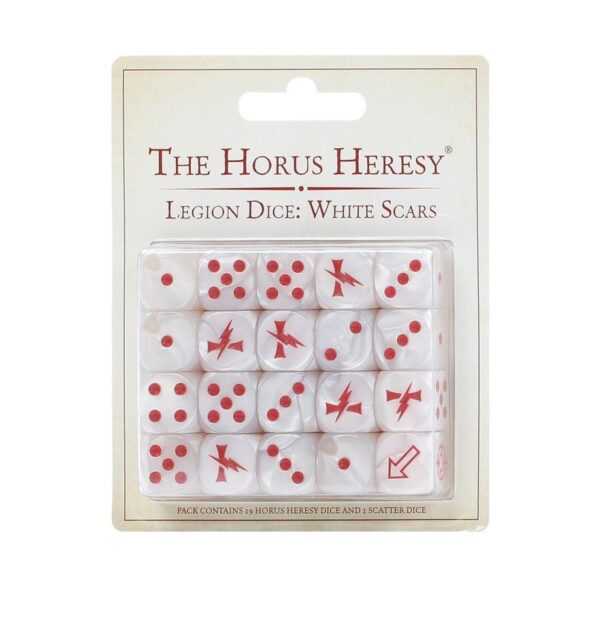 Warhammer Horus Heresy Legion Dice White Scars