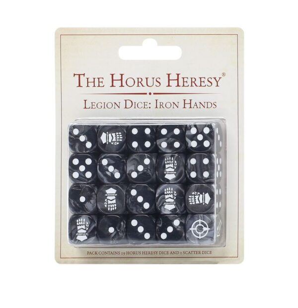 Warhammer Horus Heresy Legion Dice Iron Hands