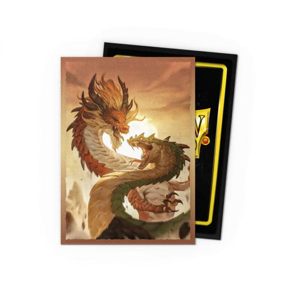Dragon Shield Brushed Art Sleeves Standard (100) - Wood Snake 2025 - Image 2