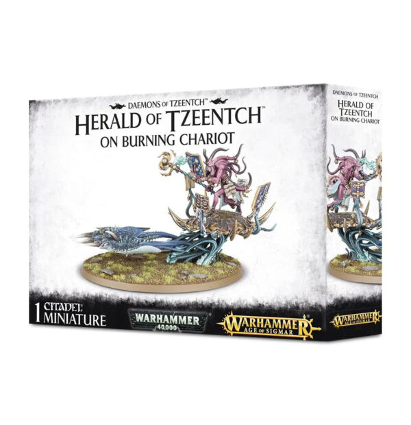 Disciples Of Tzeentch Exalted Flamer Of Tzeentch / Herald Of Tzzentch On Burning Chariot