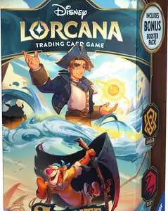 Disney Lorcana TCG: Azurite Sea A Seaworthy Crew Starter Deck (Amber/Ruby)