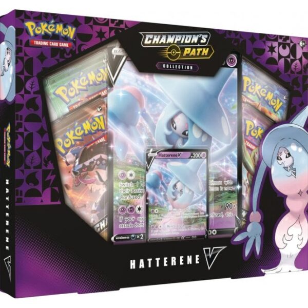 Pokemon TCG Champion's Path Hatterene V Box