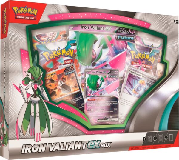 Pokemon TCG Roaring Moon ex / Iron Valiant ex Collection Box - Image 3