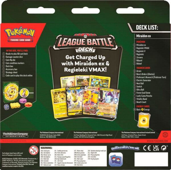Pokemon TCG Miraidon Ex League Battle Deck - Image 2