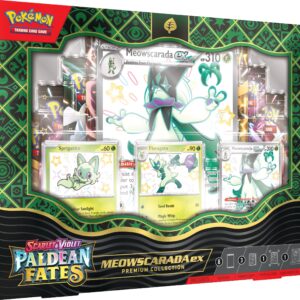 Pokemon TCG Scarlet & Violet Paldean Fates Premium Collection Meowscarda/Quaquaval/Skeledirge