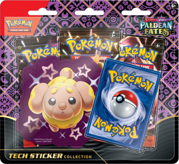 Pokemon TCG Scarlet & Violet Paldean Fates Tech Sticker Collection - Image 2