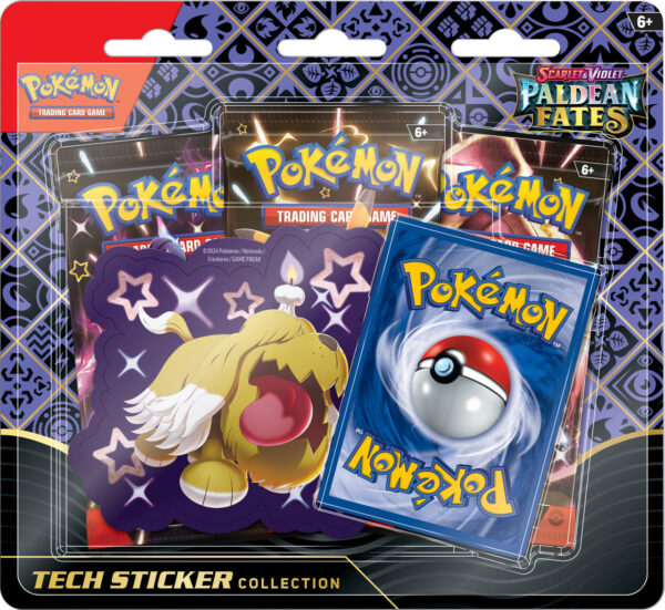 Pokemon TCG Scarlet & Violet Paldean Fates Tech Sticker Collection - Image 3
