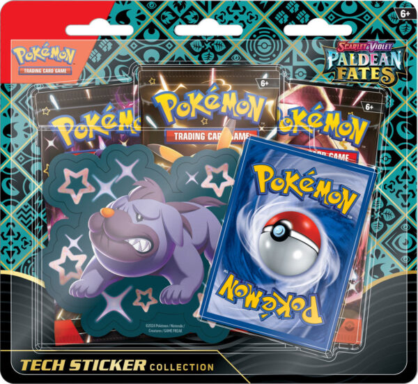 Pokemon TCG Scarlet & Violet Paldean Fates Tech Sticker Collection - Image 4