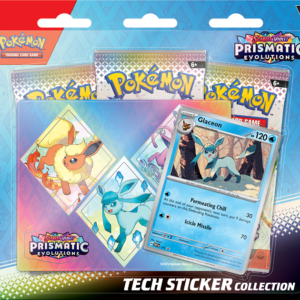 Pokemon TCG Scarlet & Violet 8.5 Prismatic Evolutions Tech Sticker Collection Glaceon