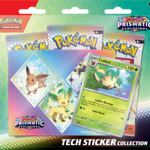 Pokemon TCG Scarlet & Violet 8.5 Prismatic Evolutions Tech Sticker Collection Leafeon
