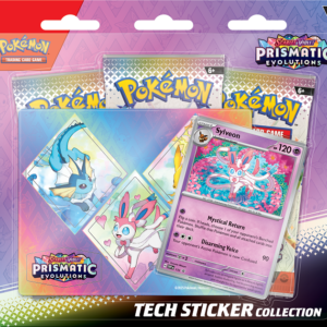 Pokemon TCG Scarlet & Violet 8.5 Prismatic Evolutions Tech Sticker Collection Sylveon