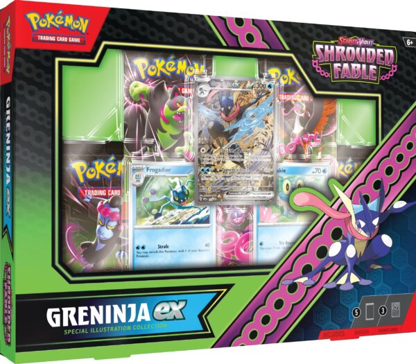 Pokemon TCG Scarlet & Violet 6.5 Shrouded Fable Special Illustration Collection Greninja ex
