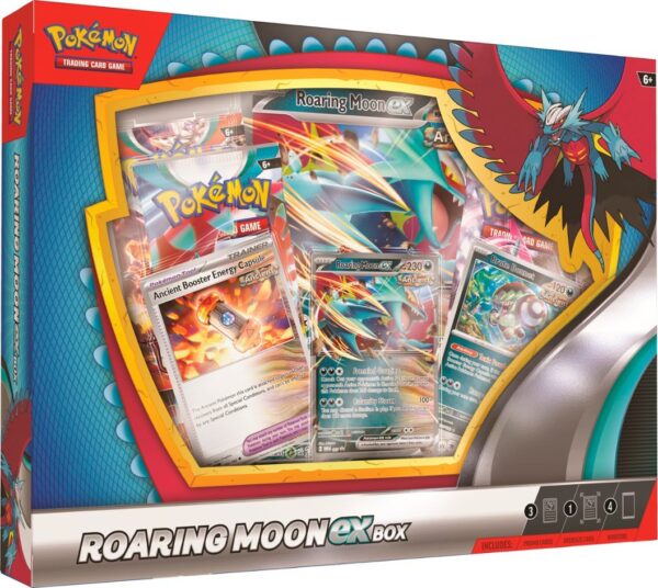 Pokemon TCG Roaring Moon ex / Iron Valiant ex Collection Box - Image 2