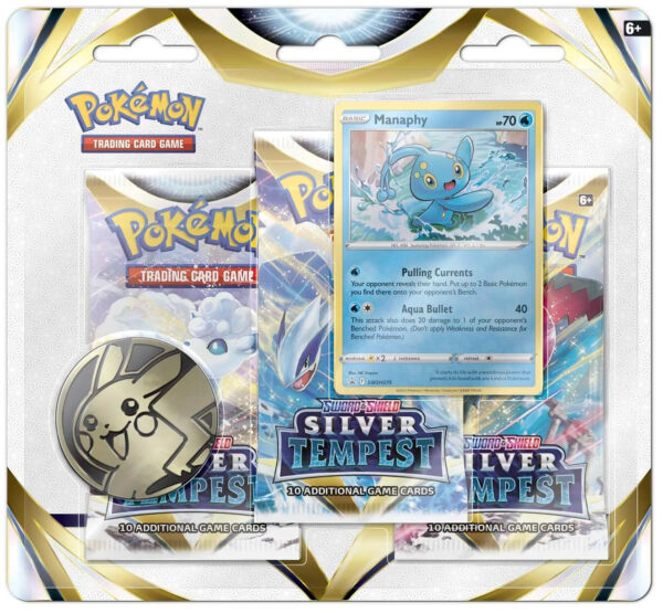 Pokemon TCG Sword & Shield 12 Silver Tempest 3 Pack Blister - Image 2