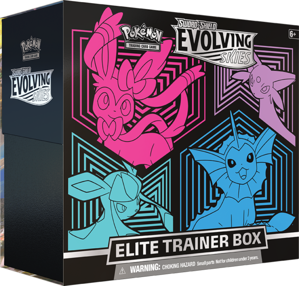 Pokemon TCG Sword & Shield 07 Evolving Skies Elite Trainer Box - Image 5