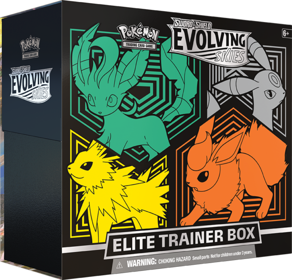 Pokemon TCG Sword & Shield 07 Evolving Skies Elite Trainer Box - Image 4
