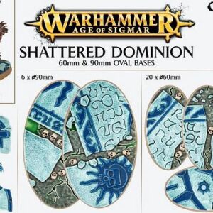 Warhammer Age of Sigmar Shattered Dominion 60mm & 90mm Oval Bases
