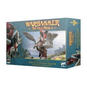 Warhammer The Old World Kingdom Of Bretonnia Battle Standard On Royal Pegasus
