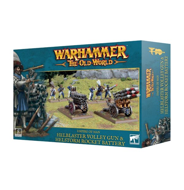 Warhammer The Old World Empire Of Man Hellblaster Volley Gun & Hellstorm Battery