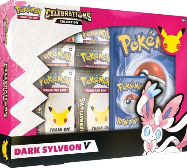 Pokemon TCG 25th Anniversary Celebrations Collection Lance's Charizard V / Dark Sylveon V - Image 3