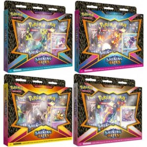 Pokemon TCG Shining Fates Mad Party Pin Collection