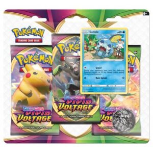 Pokemon TCG Sword & Shield Vivid Voltage 3-Pack Booster Blister