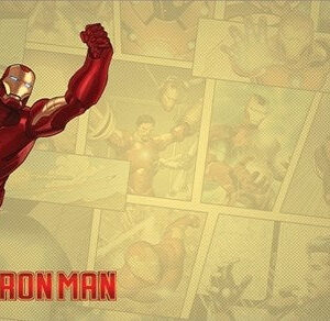 Marvel Champions Iron Man Game Mat