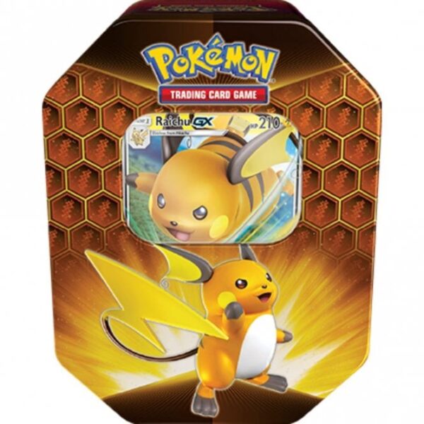 Pokemon TCG Hidden Fates Tin Charizard / Gyarados / Raichu - Image 4