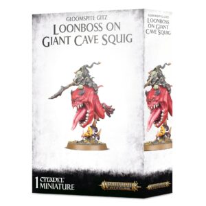 Gloomspite Gitz Loonboss On Giant Cave Squig
